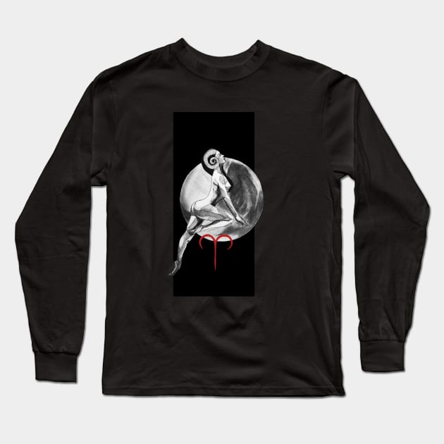 Aries Long Sleeve T-Shirt by kohtart